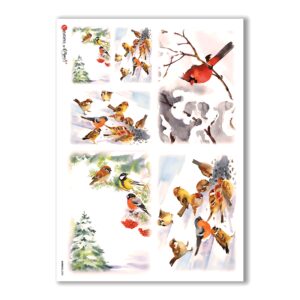 ANIMALS-0055. Animals Rice Paper for decoupage.