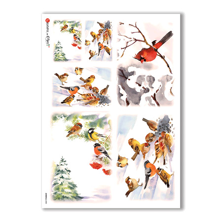 ANIMALS-0055. Animals Rice Paper for decoupage.