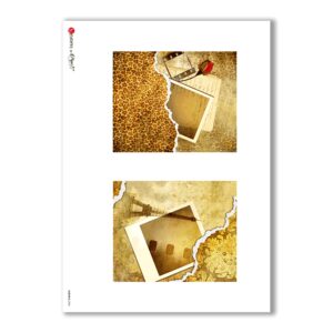 ALBUM-S-0006. Rice paper album small for decoupage.