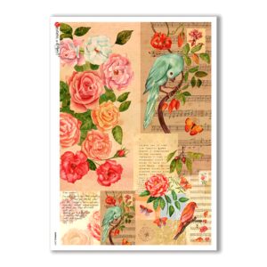 ANIMALS-0069. Animals Rice Paper for decoupage.