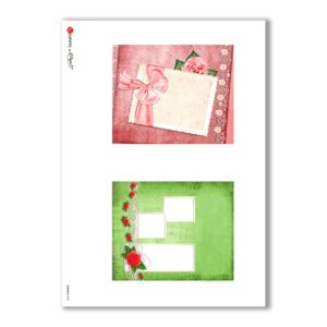 ALBUM-S-0025. Rice paper album small for decoupage.