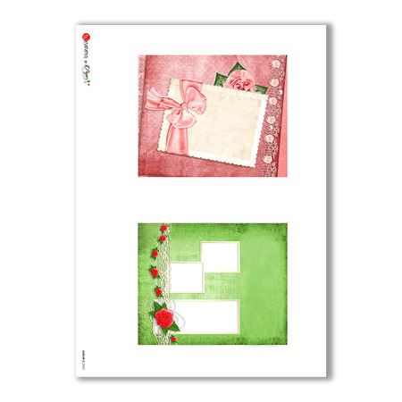 ALBUM-S-0025. Rice paper album small for decoupage.