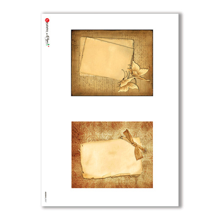 ALBUM-S-0027. Rice paper album small for decoupage.