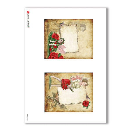 ALBUM-S-0033. Rice paper album small for decoupage.