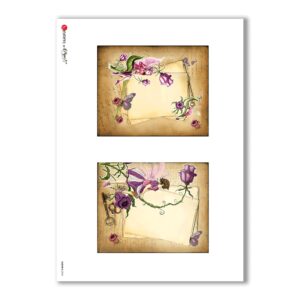 ALBUM-S-0034. Rice paper album small for decoupage.