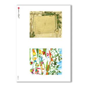 ALBUM-S-0041. Rice paper album small for decoupage.
