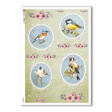 ANIMALS-0092. Animals Rice Paper for decoupage.