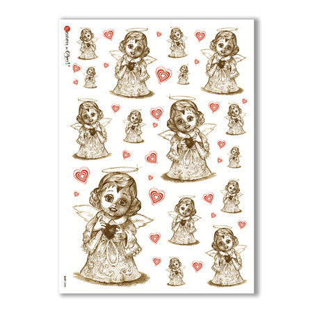 BABY-0042. Rice paper baby for decoupage.