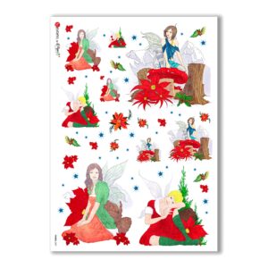 FAIRIES-0007. Rice Paper for decoupage fairies.