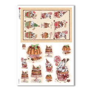 COUNTRY-0028. Country Rice Paper for decoupage.