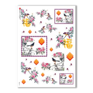 FOLK-0016. Rice Paper ethnic for decoupage.