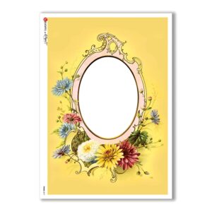 FRAME-0019. Rice Paper frame for decoupage.