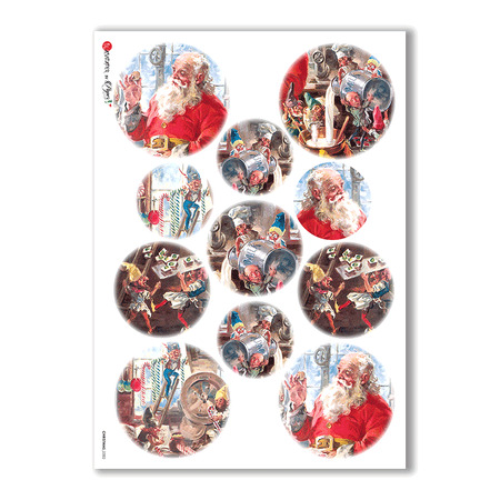 CHRISTMAS-0052. Christmas Rice Paper for decoupage.