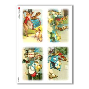HOLIDAY-0070. Holiday Rice Paper for decoupage.