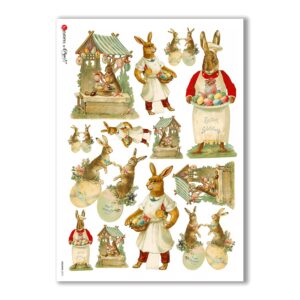 HOLIDAY-0072. Holiday Rice Paper for decoupage.