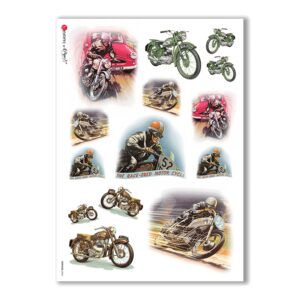 VEHICLES-0004. Vehicles Rice Paper for decoupage.