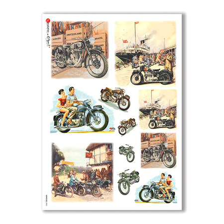 VEHICLES-0005. Vehicles Rice Paper for decoupage.