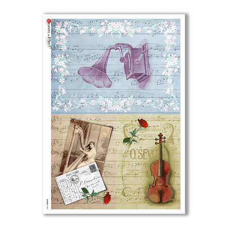 SHABBY-0002. Shabby Rice Paper for decoupage.
