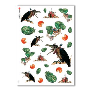 TALES-0001. Tales Rice paper for the decoupage.