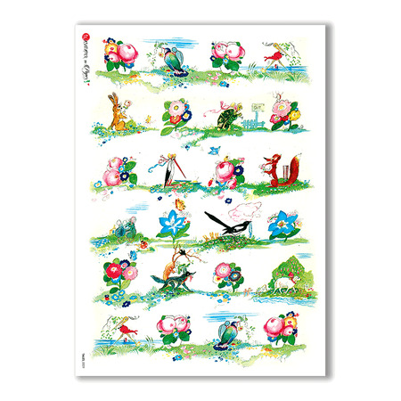 TALES-0009. Tales Rice paper for the decoupage.