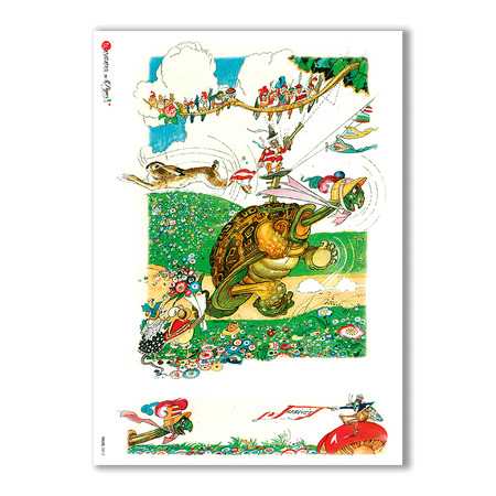 TALES-0012. Tales Rice paper for the decoupage.