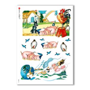 TALES-0016. Tales Rice paper for the decoupage.