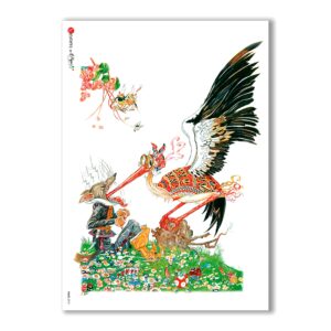 TALES-0018. Tales Rice paper for the decoupage.