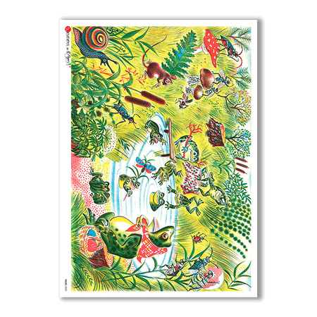 TALES-0020. Tales Rice paper for the decoupage.