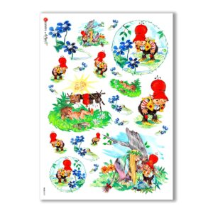 TALES-0027. Tales Rice paper for the decoupage.