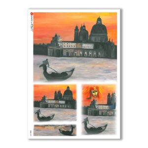 VIEWS-0009. Landscape Rice paper for the decoupage.