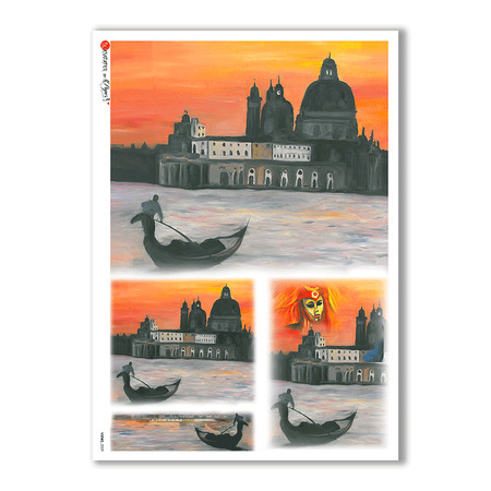 VIEWS-0009. Landscape Rice paper for the decoupage.