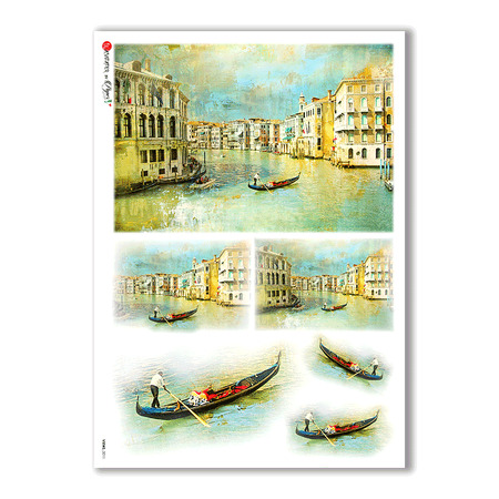VIEWS-0011. Landscape Rice paper for the decoupage.