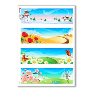 VIEWS-0021. Landscape Rice paper  for the decoupage.