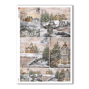 VIEWS-0103. Landscape Rice paper  for the decoupage.