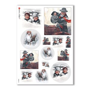 SCENE-0005. Pictorial Rice Paper for decoupage.