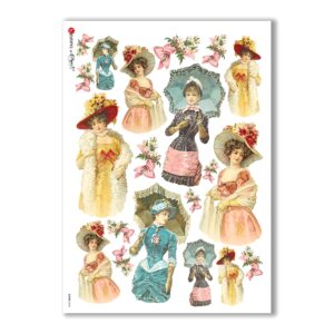 SCENE-0040. Pictorial Rice Paper for decoupage.