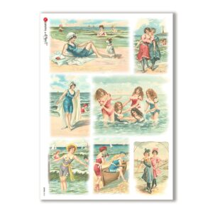 SCENE-0042. Pictorial Rice Paper for decoupage.