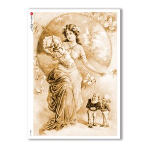 SCENE-0044. Pictorial Rice Paper for decoupage.