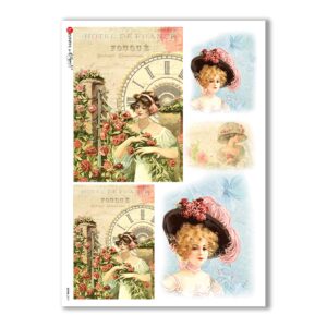 SCENE-0071. Pictorial Rice Paper for decoupage.