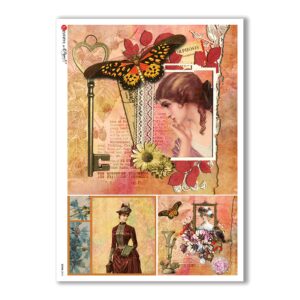 SCENE-0076. Pictorial Rice Paper for decoupage.