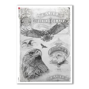 ANIMALS-0105. Animals Rice Paper for decoupage.