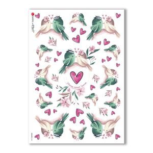 COUNTRY-0048. Country Rice Paper for decoupage.
