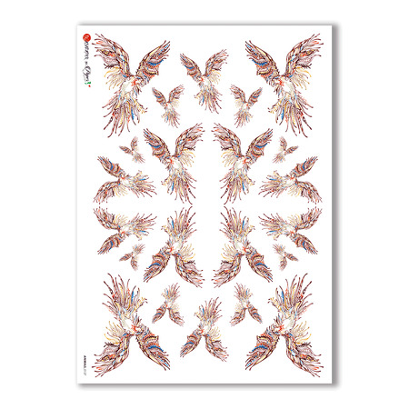 ANIMALS-0127. Animals Rice Paper for decoupage.