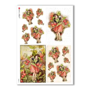 FAIRIES-0061. Rice Paper for decoupage fairies.