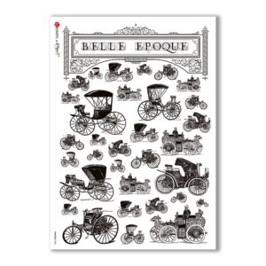 VEHICLES-0028. Vehicles Rice Paper for decoupage.