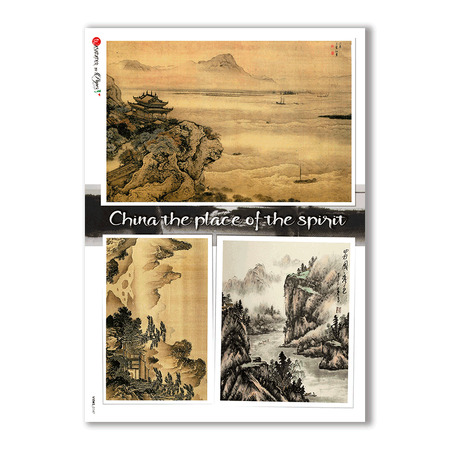 VIEWS-0147. Landscape Rice paper  for the decoupage.