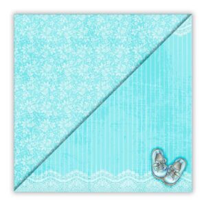 IWASBORNBLUE - 002. Scrapbooking foglio singolo