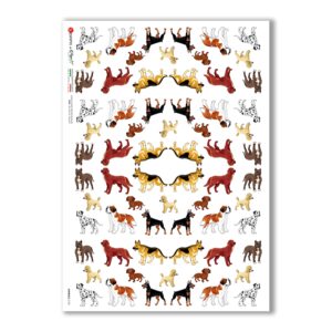 ANIMALS-0135. Animals Rice Paper for decoupage.
