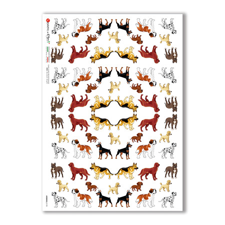 ANIMALS-0135. Animals Rice Paper for decoupage.