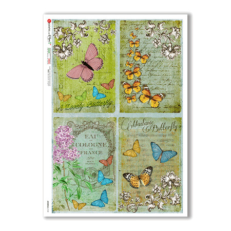 ANIMALS-0137. Animals Rice Paper for decoupage.